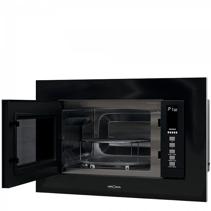 Встраиваемая СВЧ KRONA LAUNE 60 BL K: обзор и отзывы. Стоит взять?